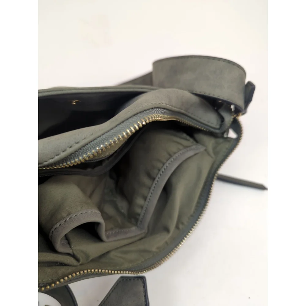 Women's Unbranded Grey/green Crossbody Bag Medium